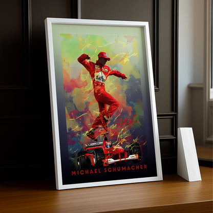 Cadre photo Michael Schumacher Formule 1