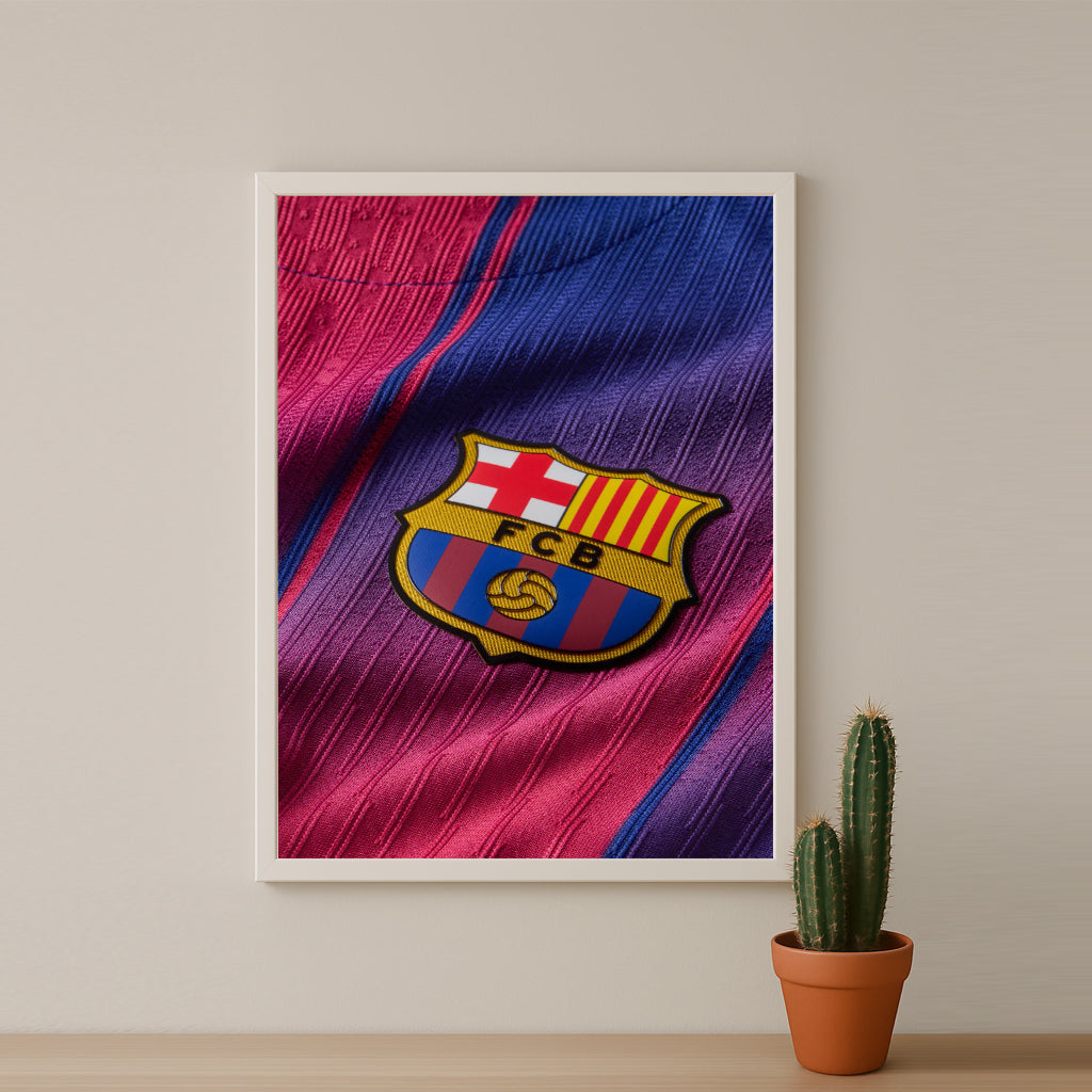 Cadre photo - Maillot FC Barcelone Domicile 25-26
