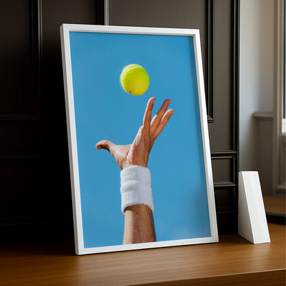 Cadre photo Tennis - Service