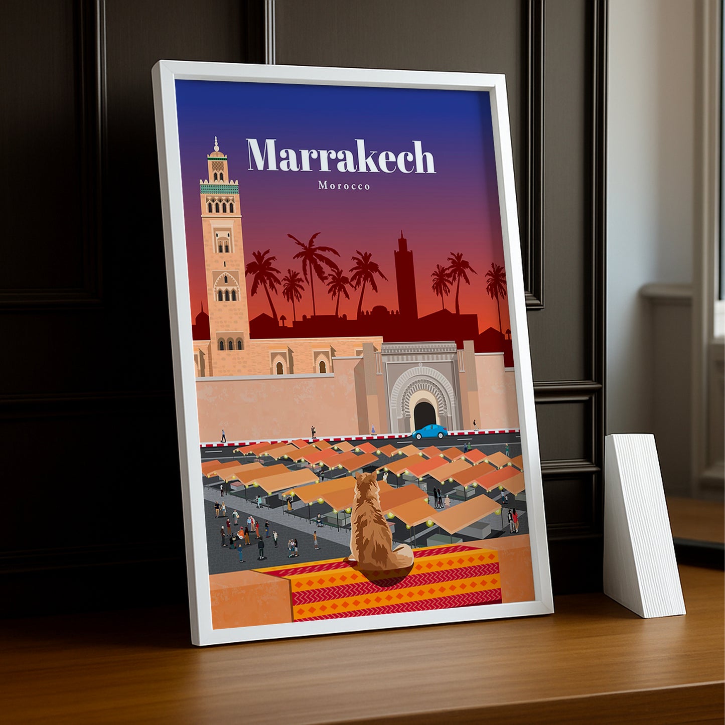 Maroc Marrakech - Poster