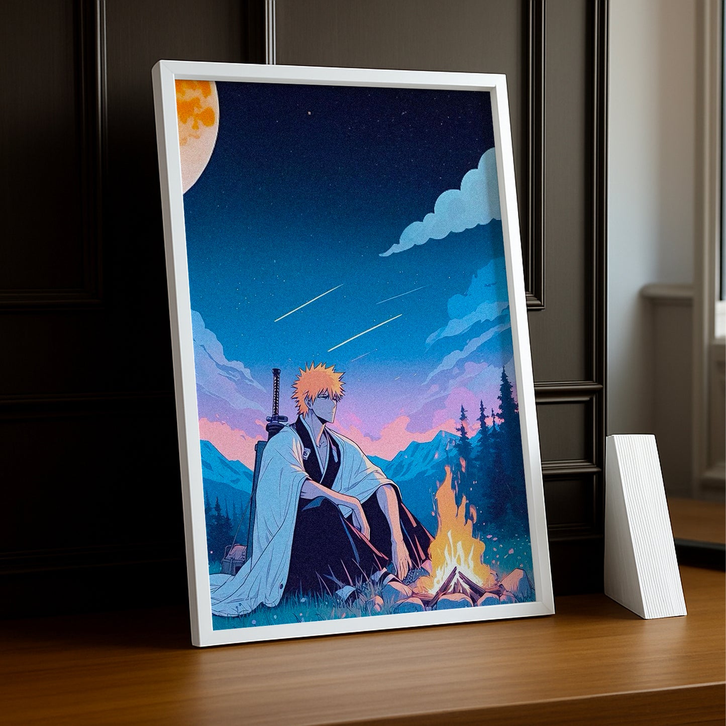 Cadre Photo Bleach - Kurosaki Ichigo Feu de Camp