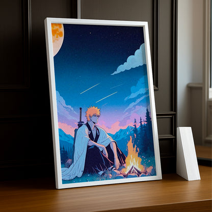 Cadre Photo Bleach - Kurosaki Ichigo Feu de Camp