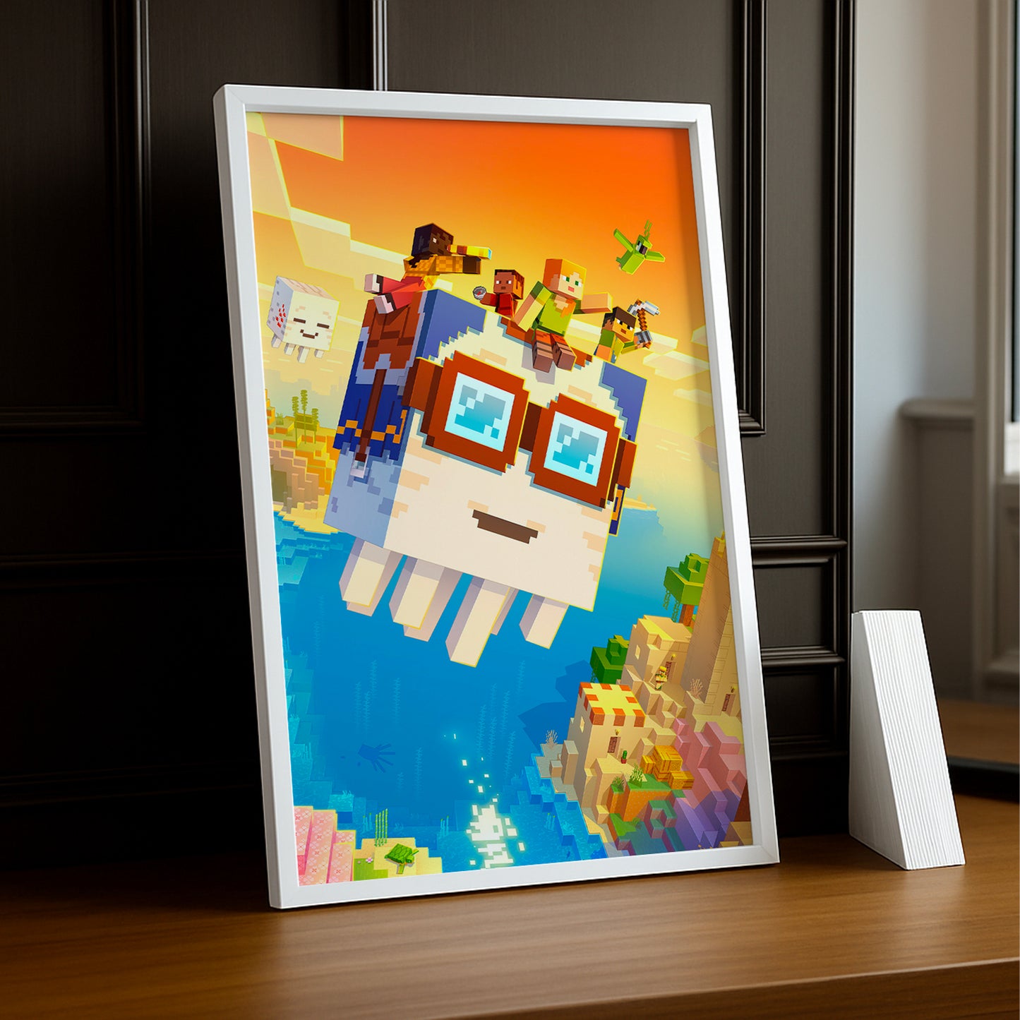 Cadre photo Minecraft - A la poursuite des cieux