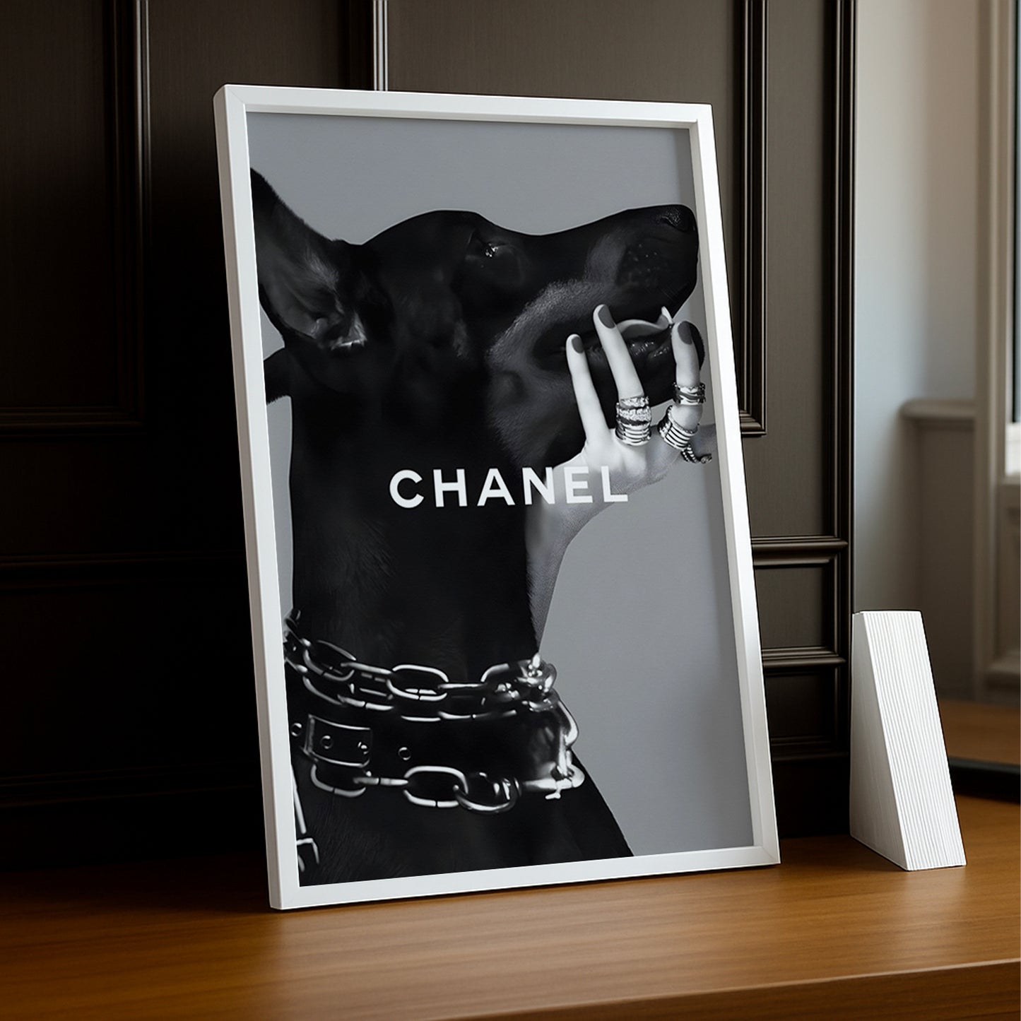 Poster Photo Chanel - Chien