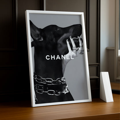 Poster Photo Chanel - Chien