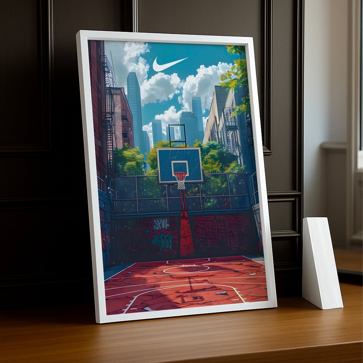 Cadre photo Terrain Basketball Nike