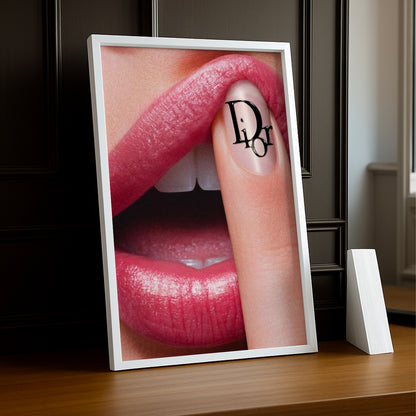 Cadre photo Dior - Lips