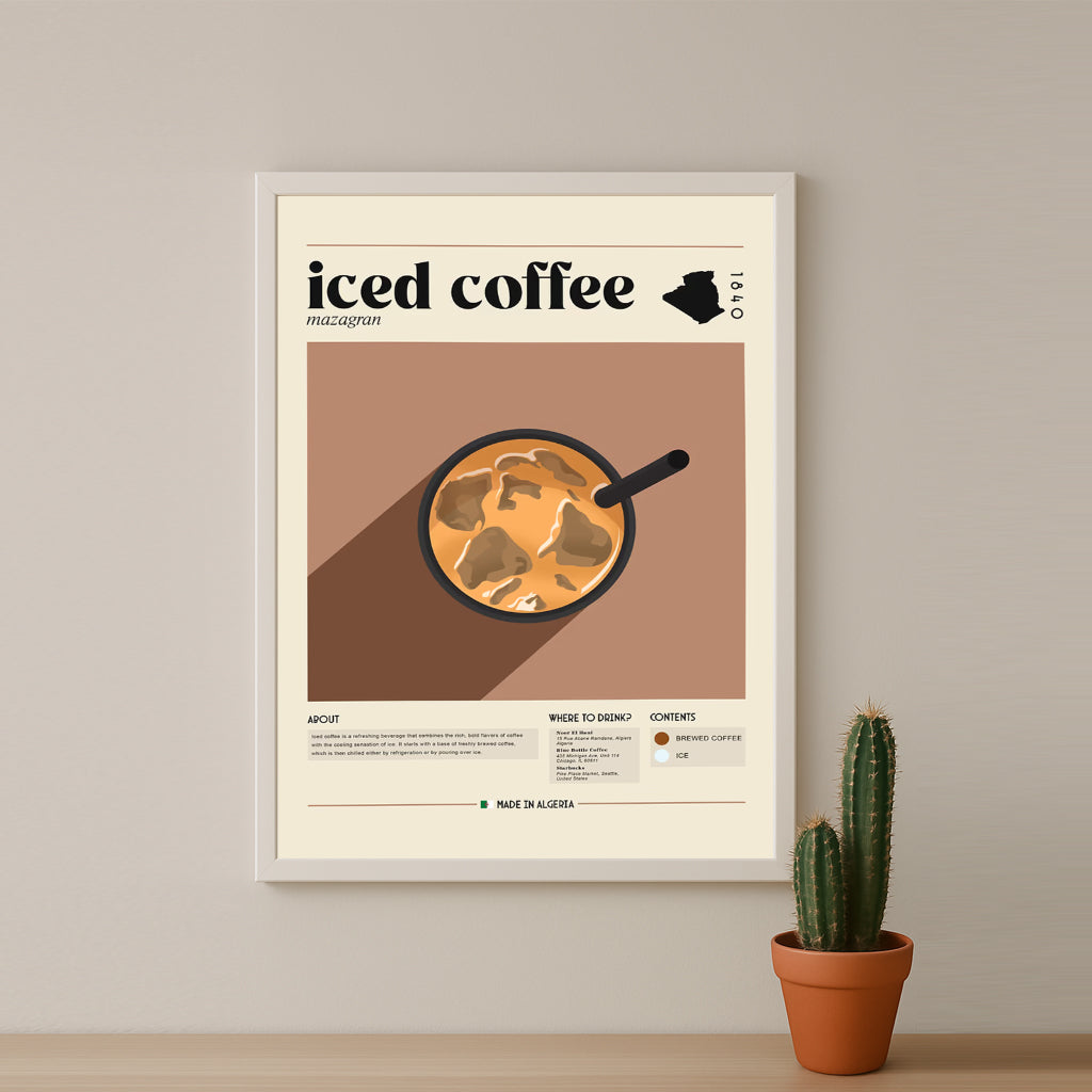 Cadre photo Coffee Lover - Iced Coffee