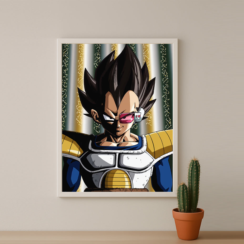 Poster Dragon Ball Z - Vegeta Villain