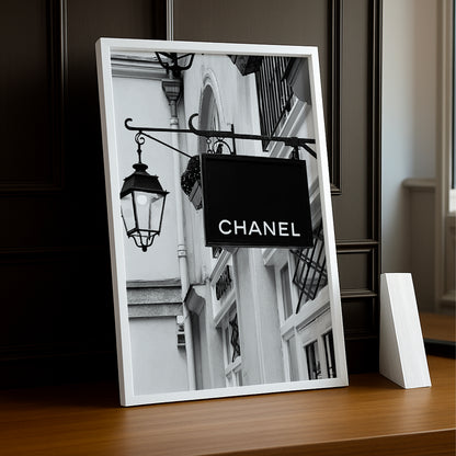 Cadre photo Chanel - Pancarte