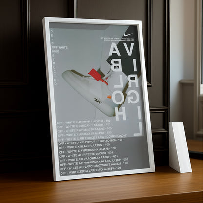 Cadre photo Off-White x Nike