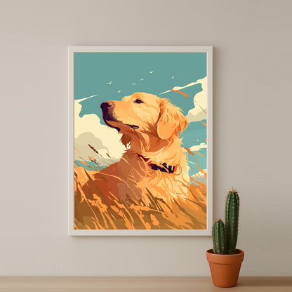 Chien portrait - Poster