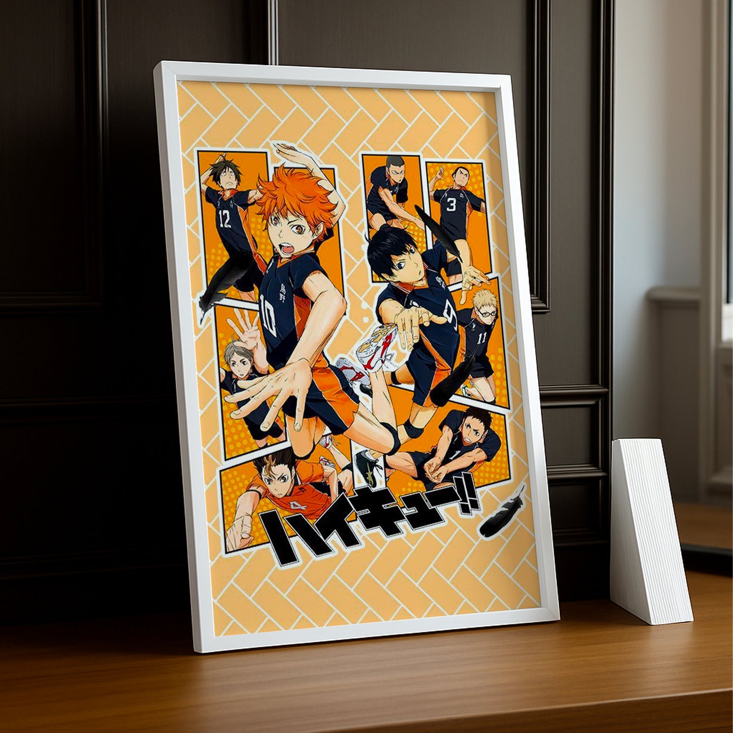 Cadre photo Volley-Ball - Haikyu Karasuno Team