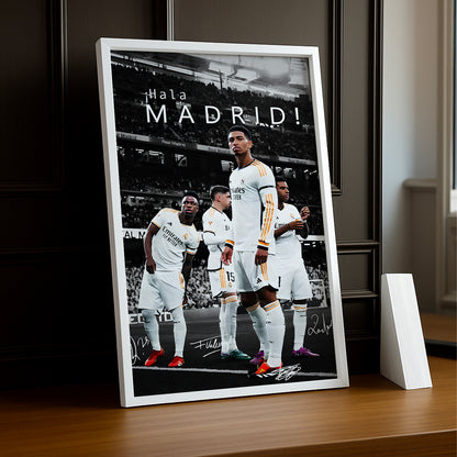 Cadre Photo Real Madrid Hala Madrid – Affiche HD Encadrée Papier Premium