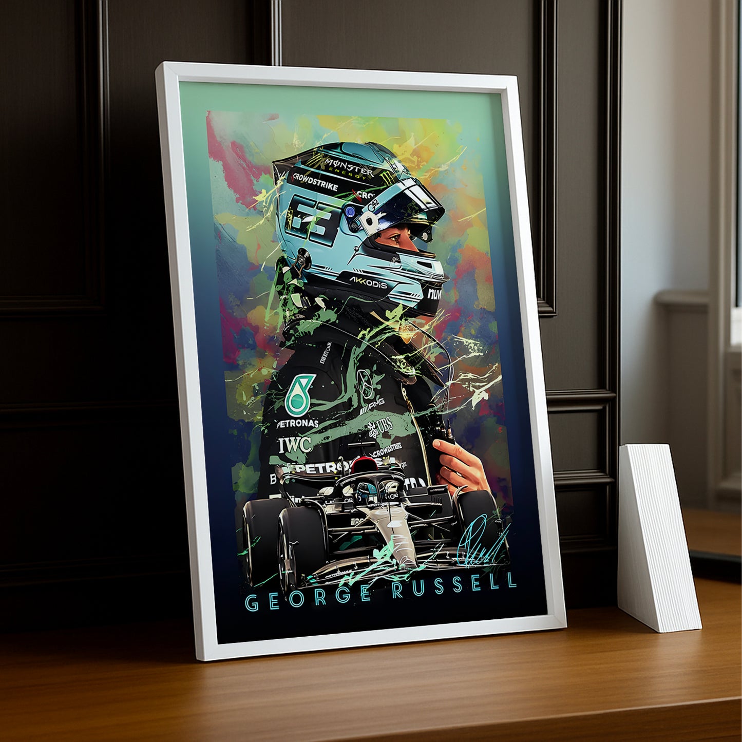 Cadre photo George Russel Formule 1