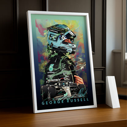 Cadre photo George Russel Formule 1