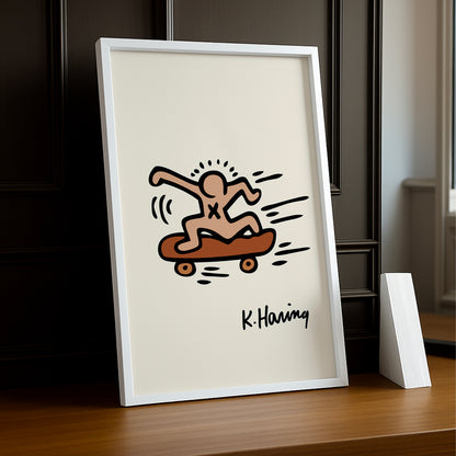 Cadre photo Keith Haring