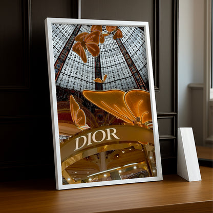 Cadre photo Christian Dior - Devanture Gold