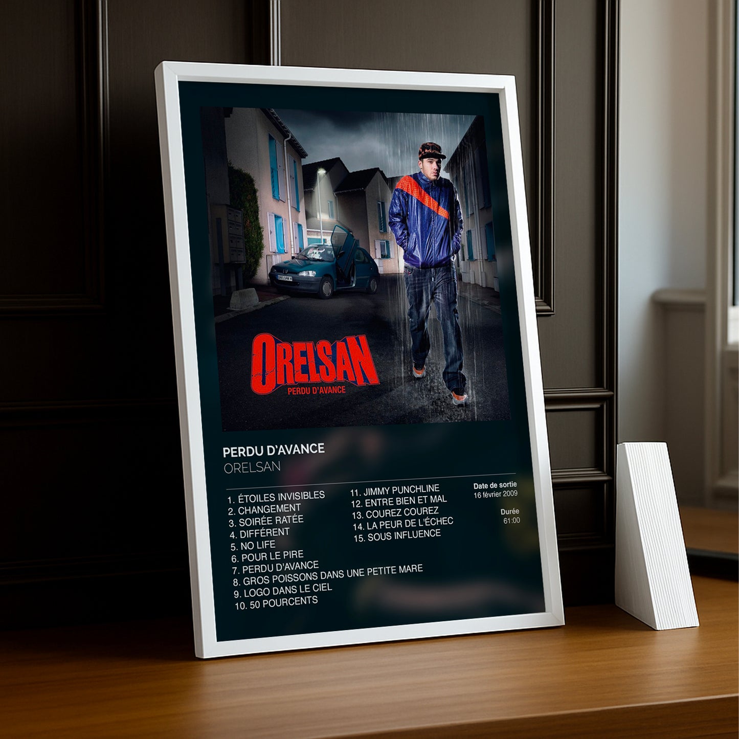 Cadre photo Album Perdu d'avance d'Orelsan