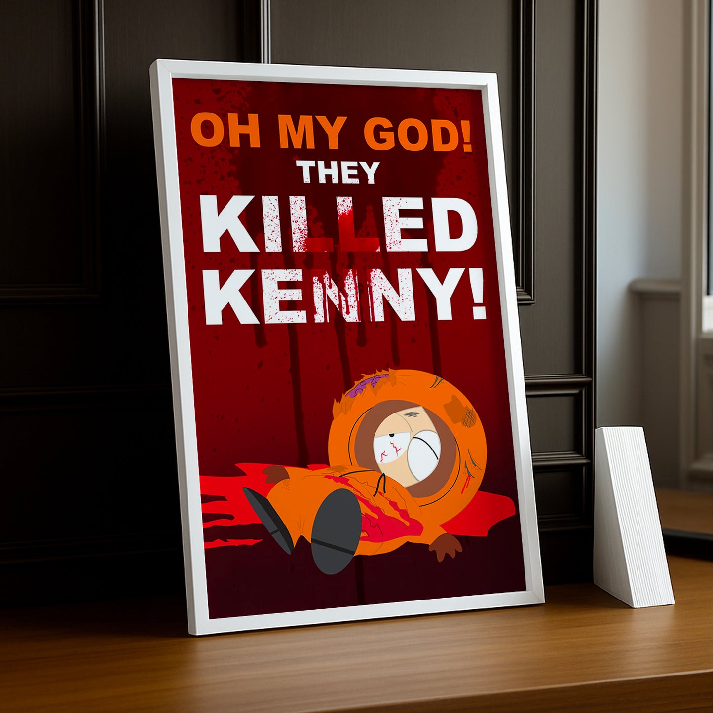 Cadre Photo South Park - Kenny OMG