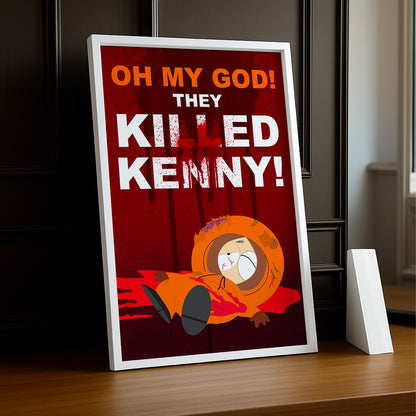 Cadre Photo South Park - Kenny OMG