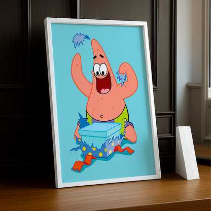 Cadre Photo Bob L'Éponge - Patrick Étoile Cadeau