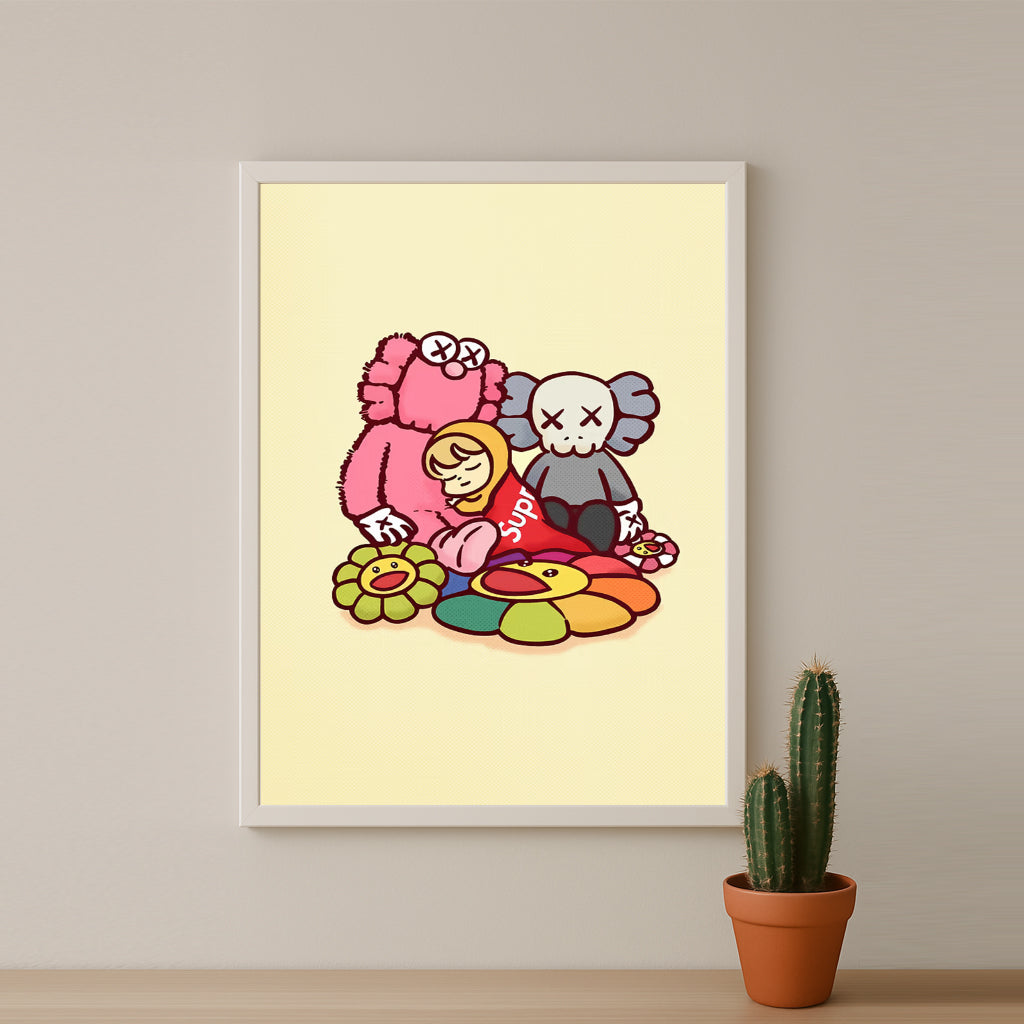 Cadre photo Supreme - Kaws