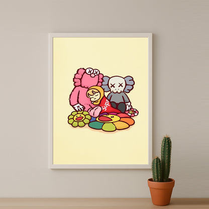 Cadre photo Supreme - Kaws