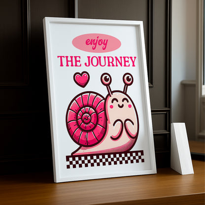 Cadre photo Citation - Enjoy The Journey