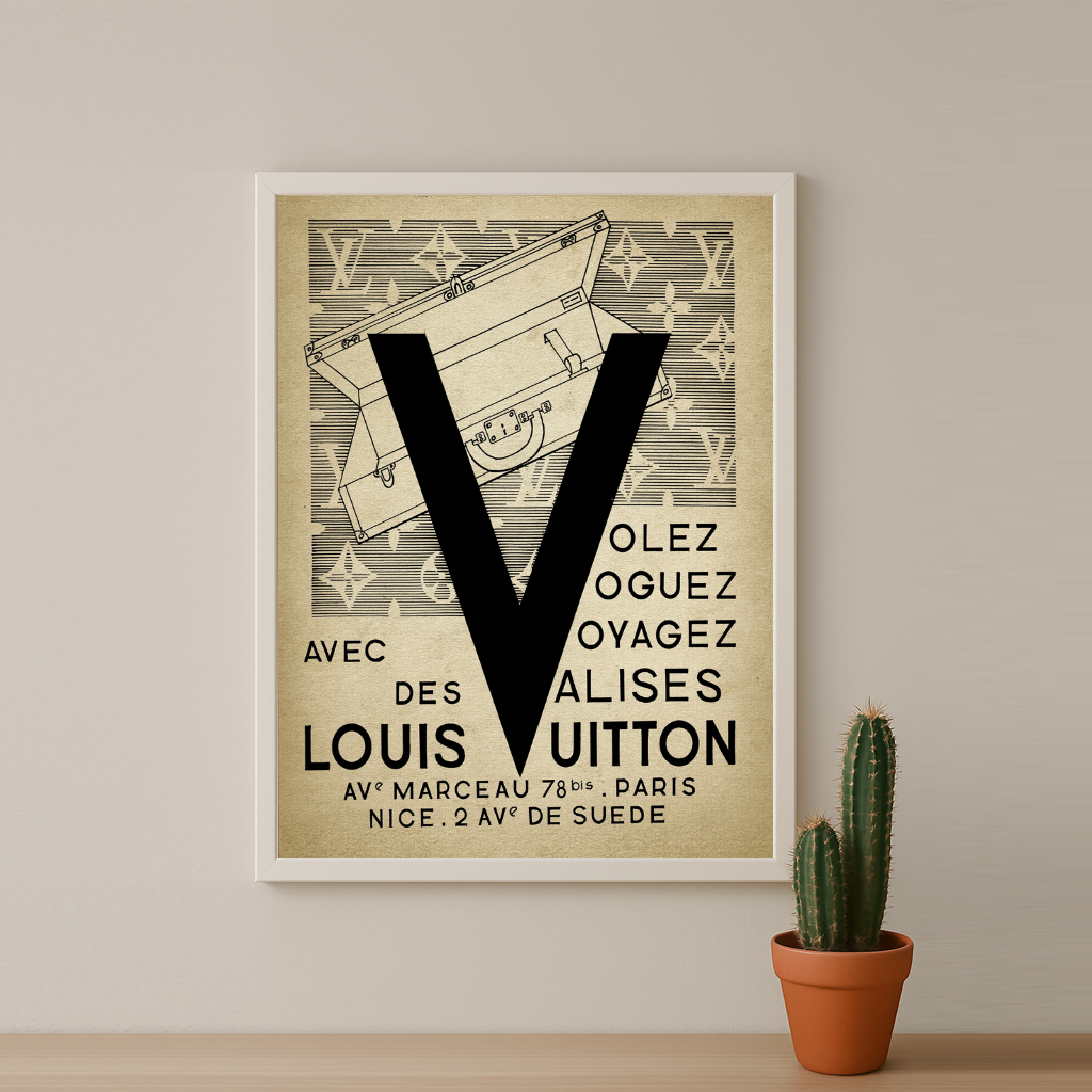 Cadre photo Louis Vuitton Volez, voyagez, voguez