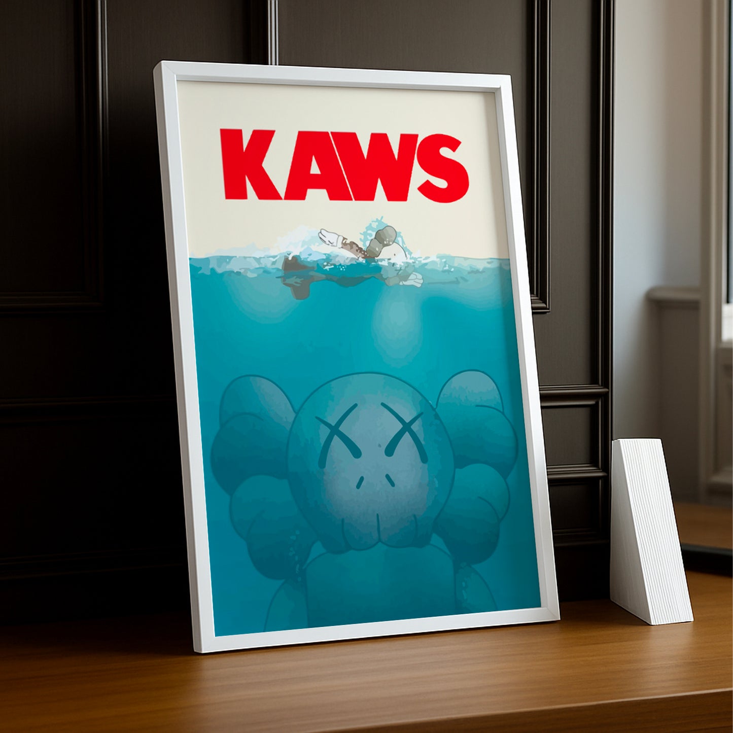 Cadre photo Kaws Requin