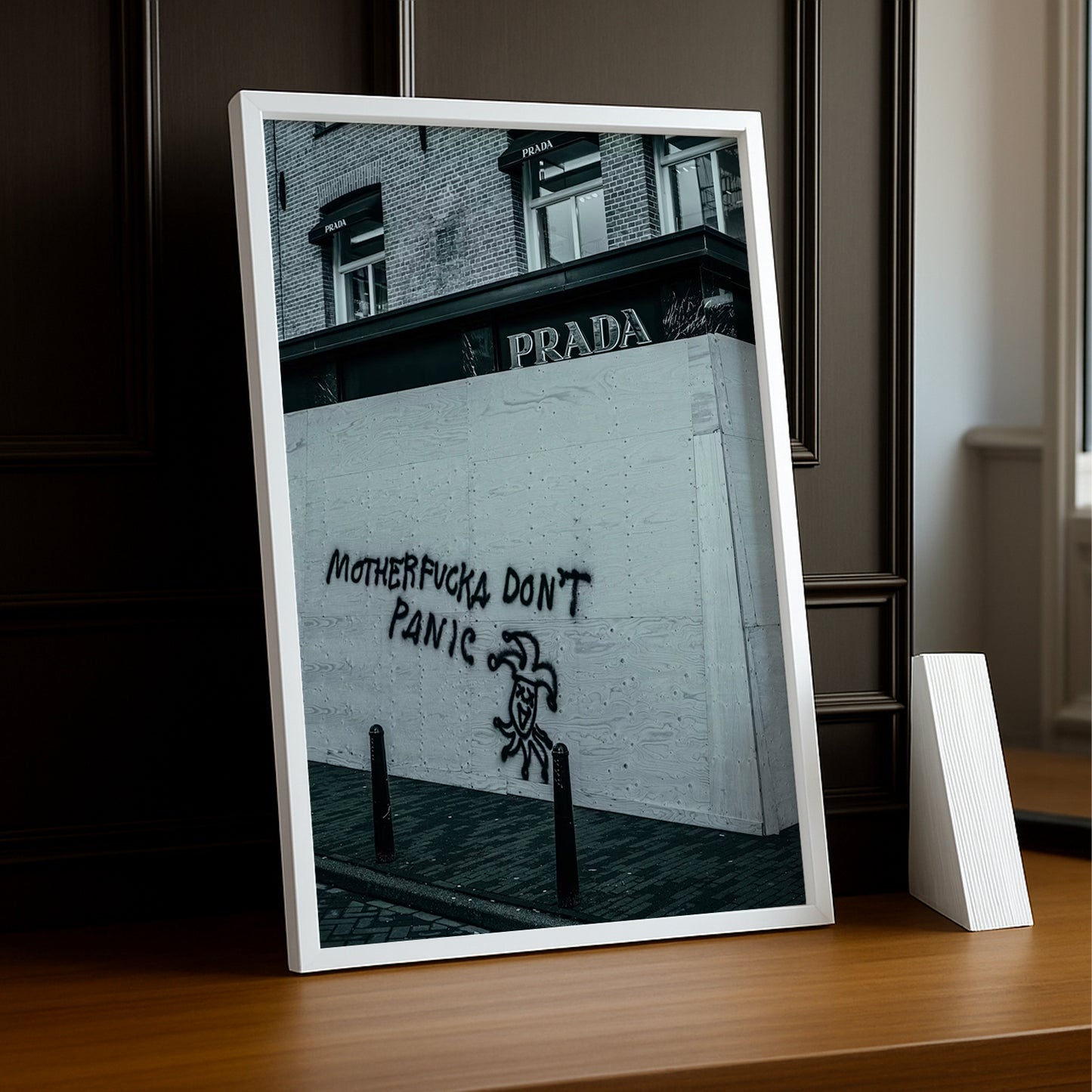Cadre Photo Prada - Don't Panic Graffiti