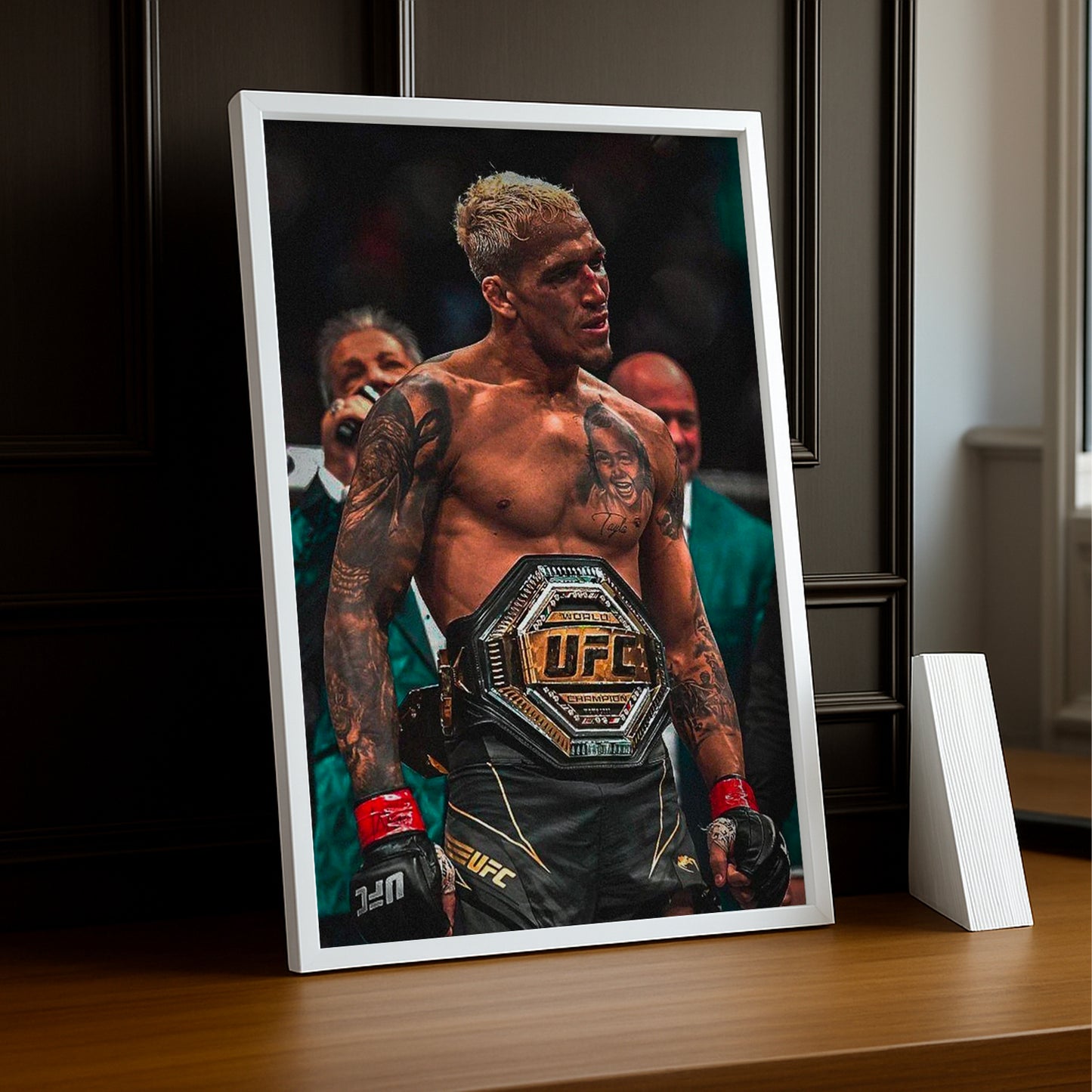 Cadre photo UFC - Charles Oliveira Champion