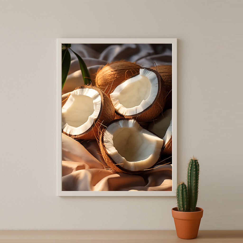 Poster Naturel - Noix de coco