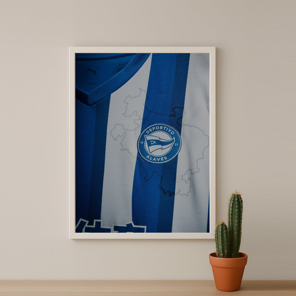 Cadre photo - Maillot Alaves 25-26