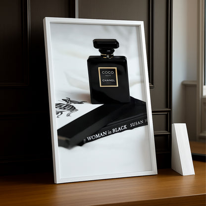 Poster Photo Chanel - Coco Noir