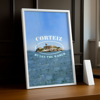 Poster encadrée Corteiz - Blue Water