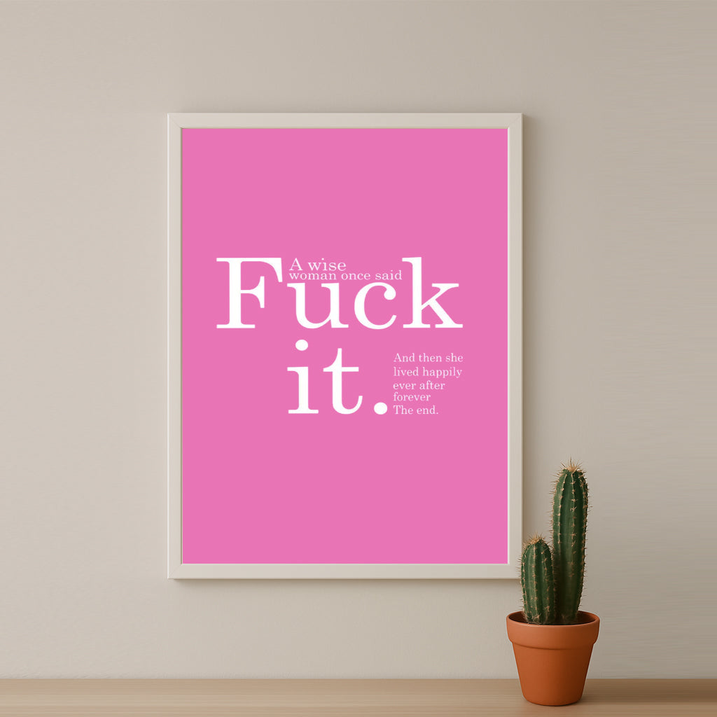 Cadre photo Citation - Fu It