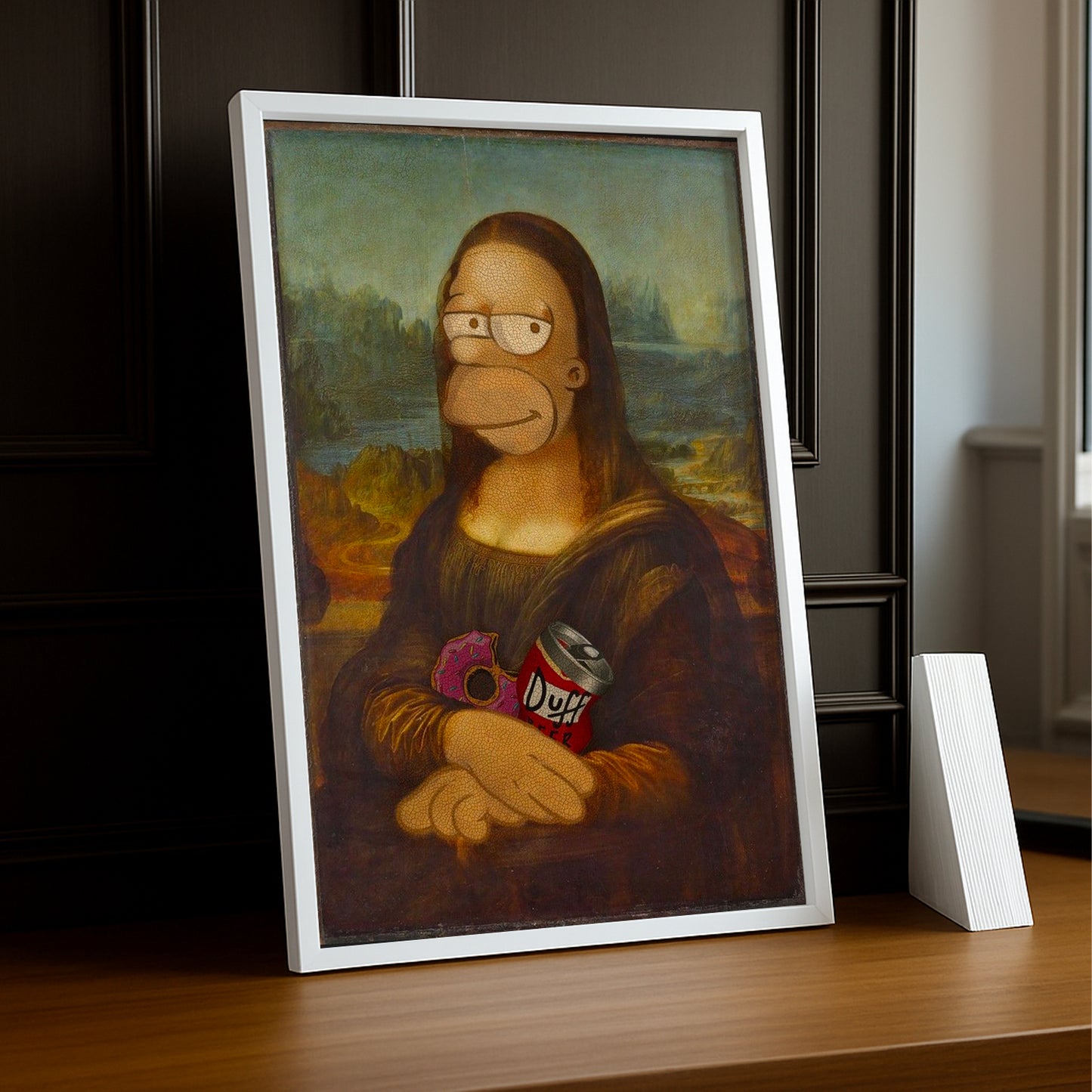 Cadre Photo Mona Lisa - Homer Simpson
