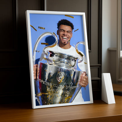 Cadre photo Désiré Doué PSG Ligue des champions