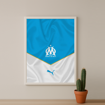 Olympique de Marseille Maillot Puma - Poster
