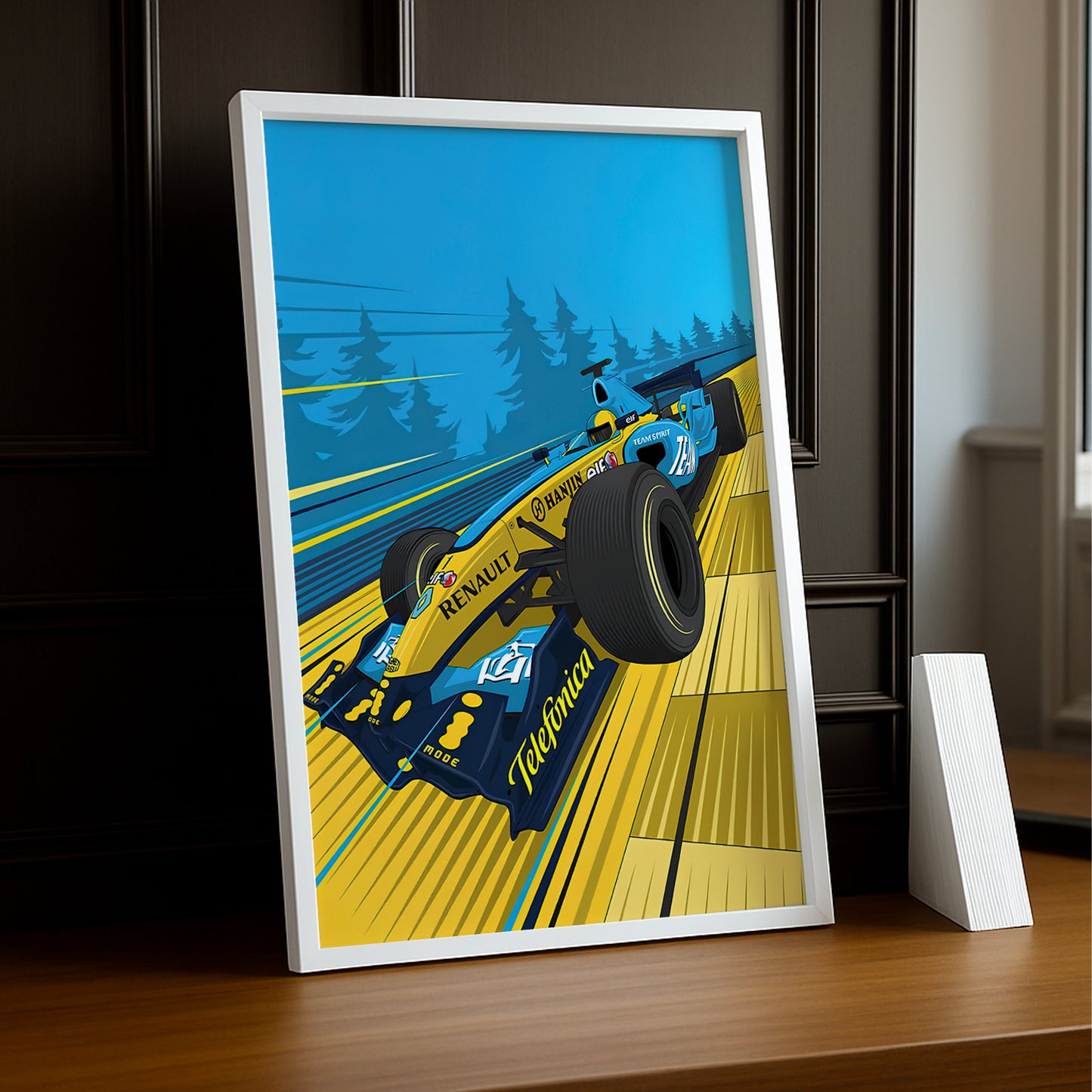 Cadre photo Formule 1 Renault