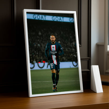 Poster encadrée Paris Saint-Germain - Neymar Junior