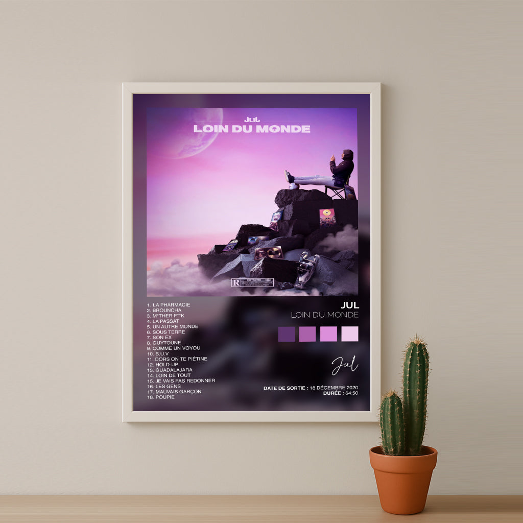 Poster Jul - Album Loin du monde