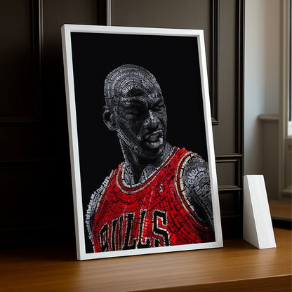 Cadre photo NBA - Michael Jordan Art