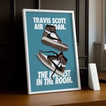 Cadre photo Air Jordan Travis Scott The Highest in the room