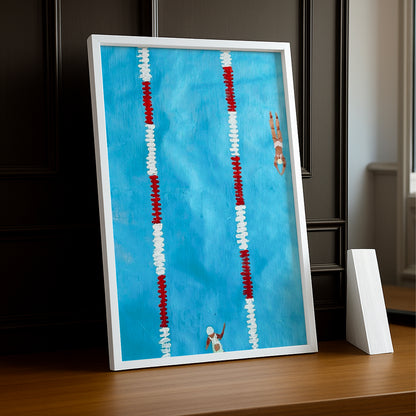 Cadre Photo Natation - Piscine