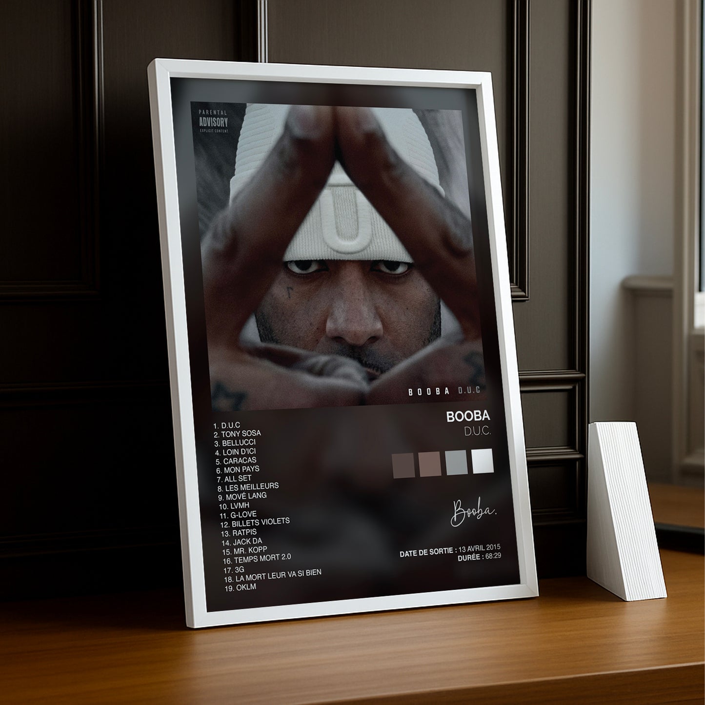 Cadre photo Album Musicaux - D.U.C de Booba