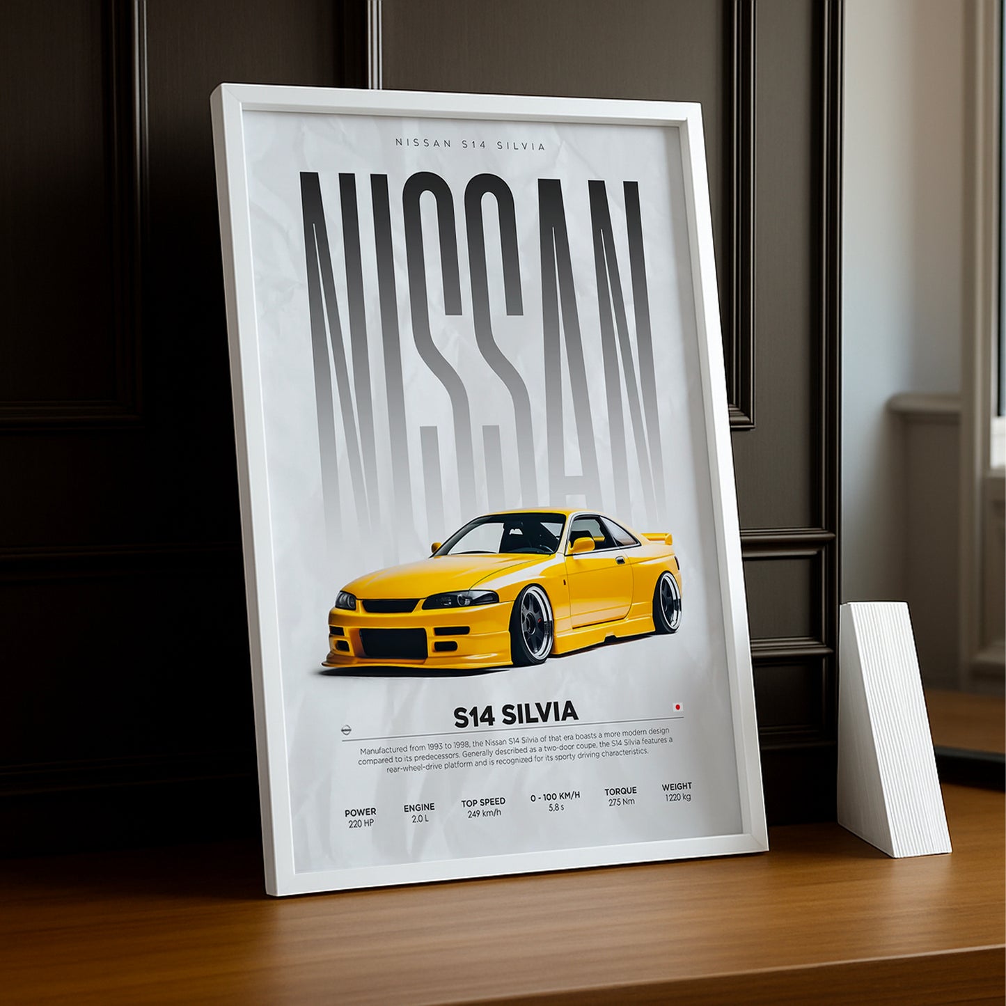 Cadre photo Nissan S14 Silvia
