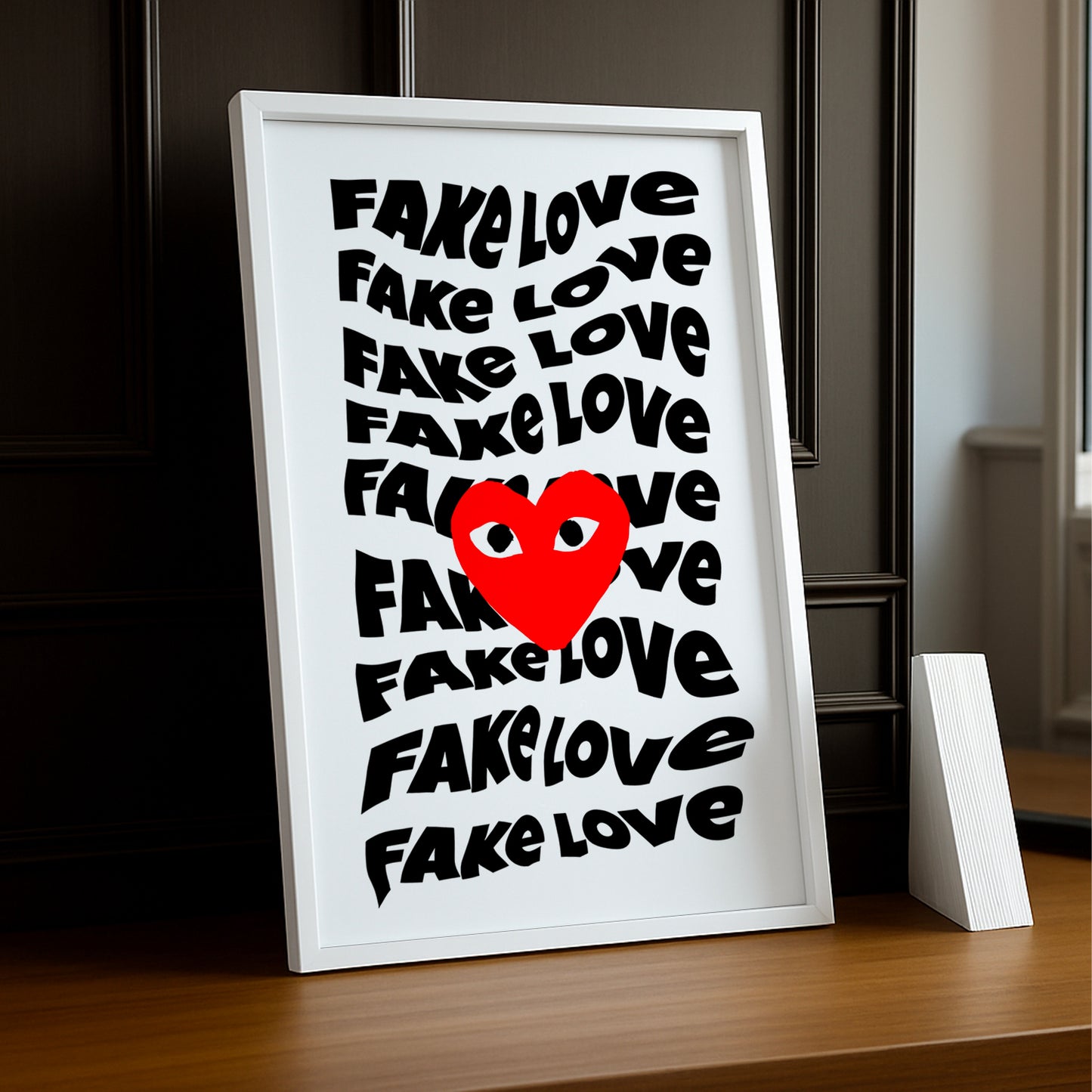 Cadre photo Comme Des Garçons Fake Love